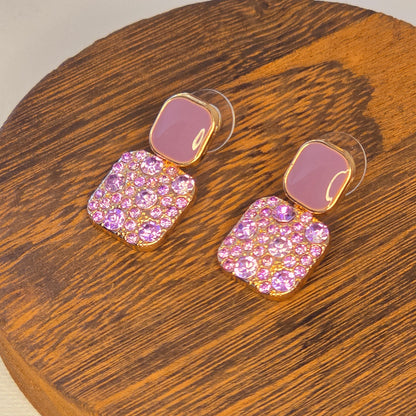 Sweet Lilac Sparkly Earrings