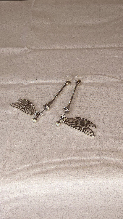 Dragonfly Whimsical Plug earrings