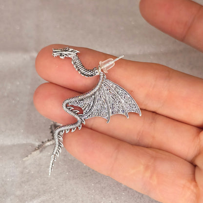 Fantasy Dragon Two Part earrings