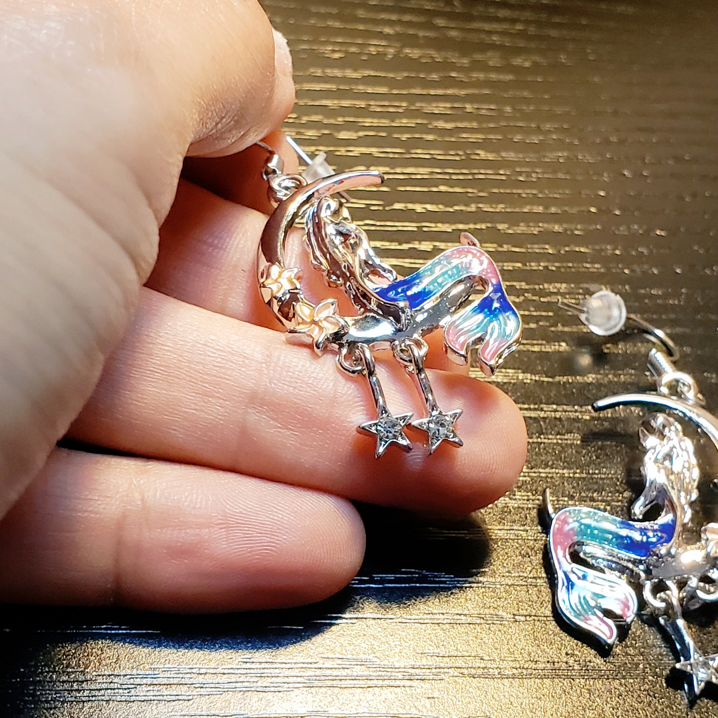 Sparkling Mermaid Hook Earrings